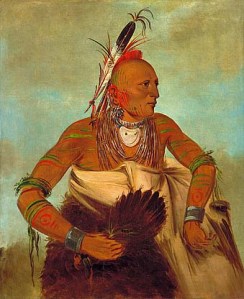 George Caitlin's Osage Warrior