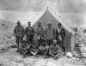 Members of the 1924 expedition to Everest. 